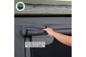 Overland Vehicle Systems Nomadic 2 Extended Roof Top Tent, Gray Body Green Rainfly