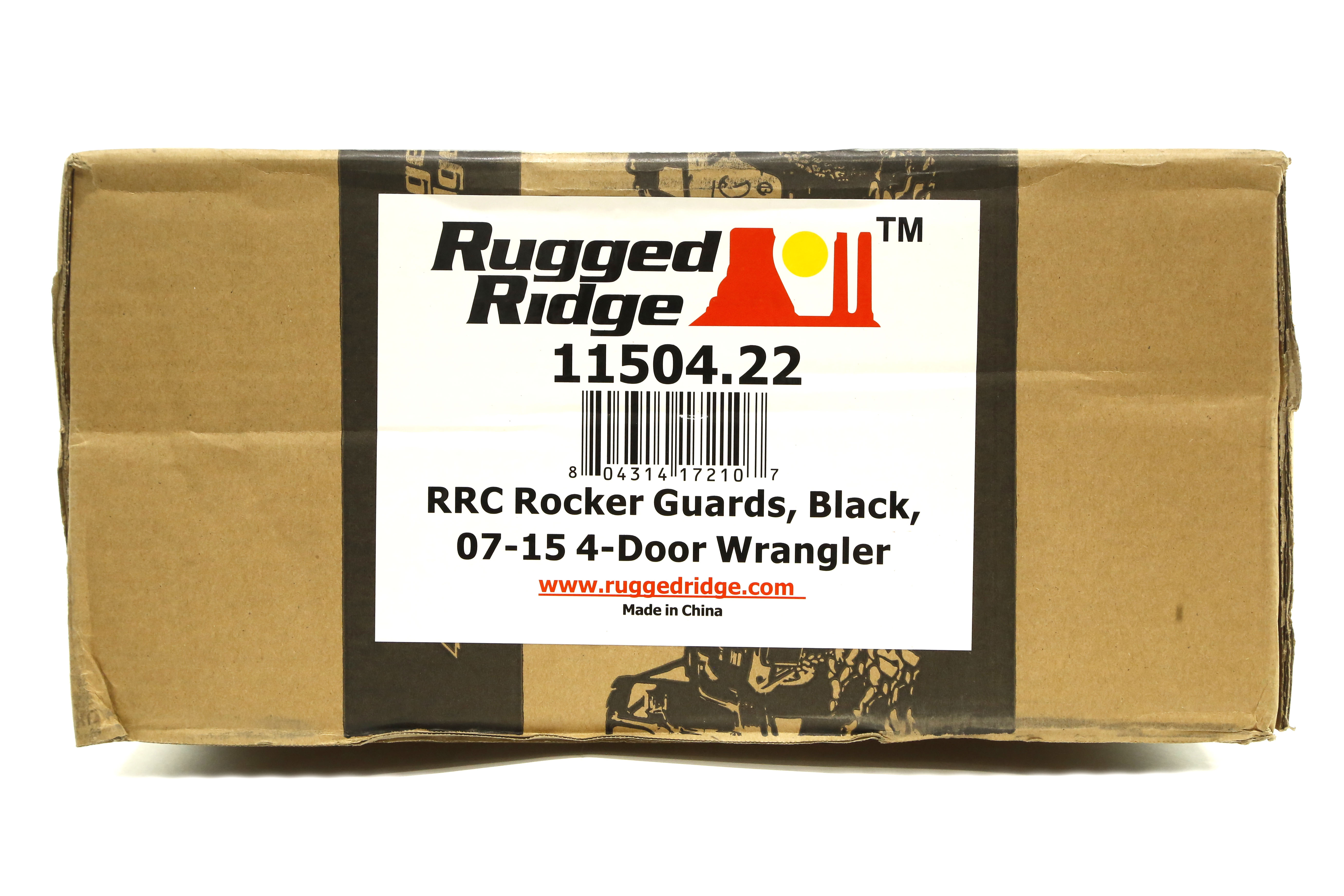 Rugged Ridge RRC Rock Sliders Black - JK 4dr