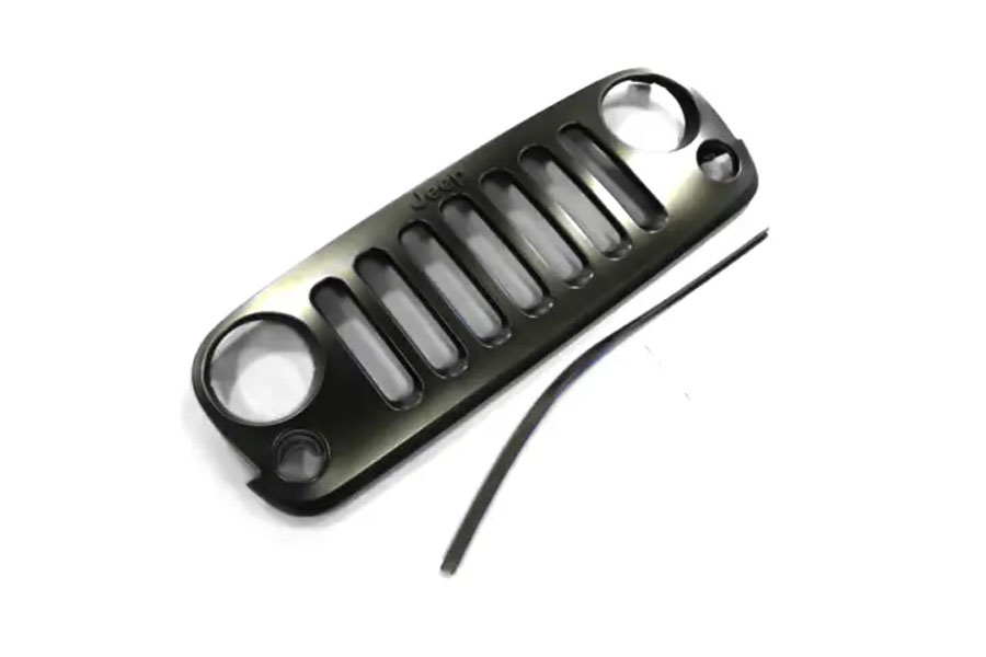 Mopar OE Grille - Matte Black - JK 