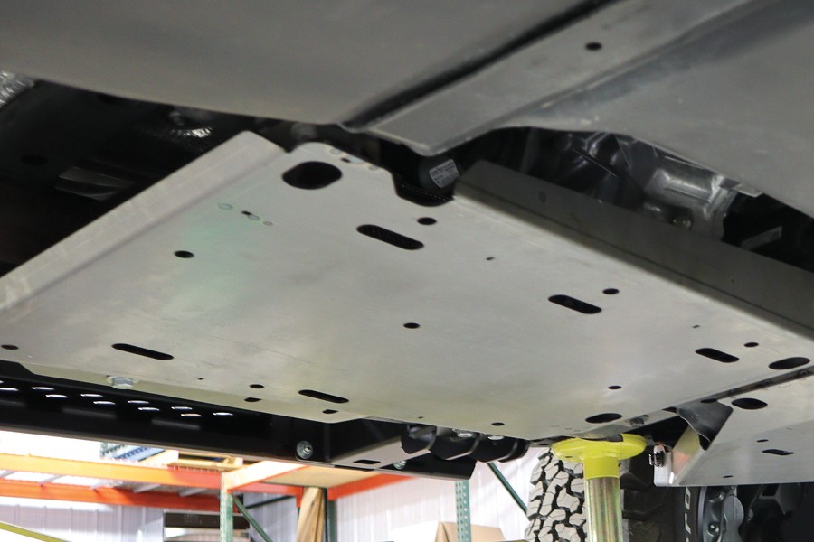 LoD Offroad BLACK OPS Transfer Case Skid Plate - Bare Steel - Bronco 2021+