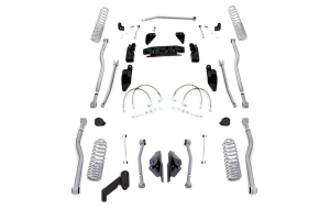 Rubicon Express Progressive Coil Extreme Duty 4-Link Long Arm Lift Kit 3.5in No Shocks - JK 4DR