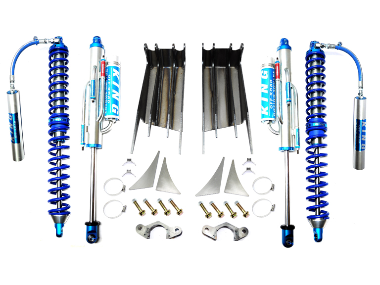 EVO Manufacturing Double Throwdown Coilover Bypass System Dana 44 - JK
