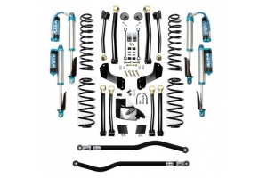 Evo Manufacturing 4.5in Enforcer Overland PLUS Stage 4 Lift Kit w/ Comp Adjuster Shocks - JL 4Dr