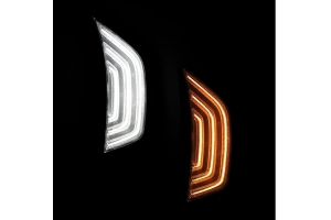Outside Line Motoring LED Front Fender Vent Sidemarkers - Smoked - JL