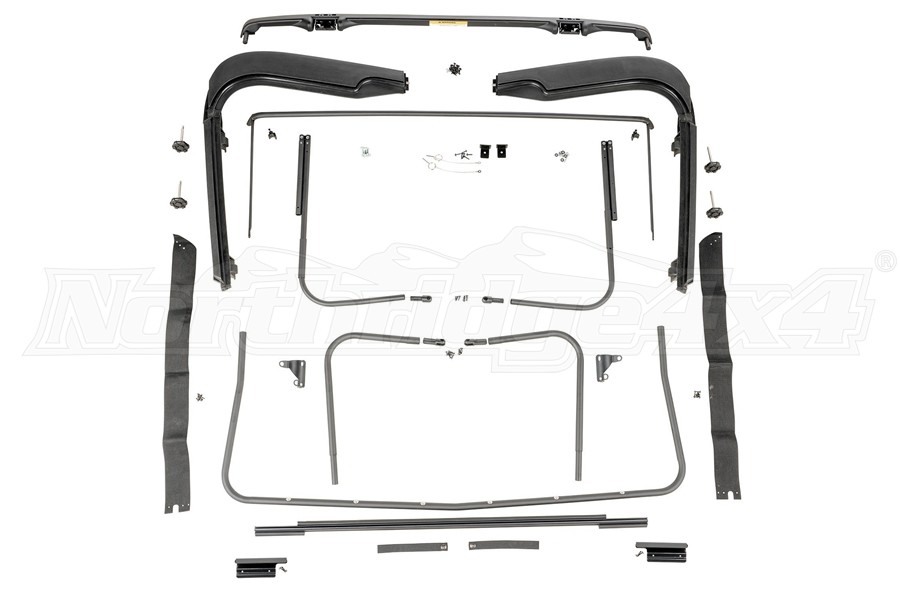 Jeep TJ Rugged Ridge Factory Replacement Soft Top Hardware - Jeep Rubicon  2003-2006 Northridge4x4