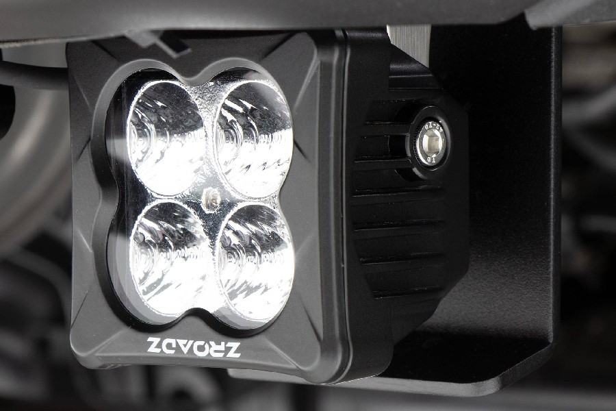 ZROADZ Rear Bumper LED Kit - 2 3in Amber LED Lights - 2021+ Bronco