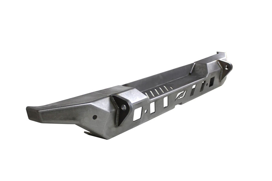 Motobilt Crusher Rear Bumper w/ Light Mounts w/ Spare Tire Cutout - JL 