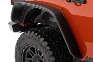 Bushwacker Flat Style Fender Flares, Black - JL 4DR