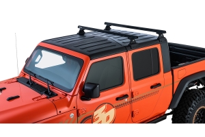 Rhino Rack Heavy Duty Black 2 Bar Roof Rack w/ Backbone and RLT600 Legs   - JT