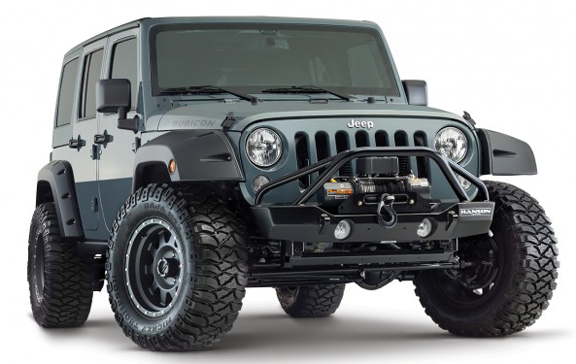 Bushwacker Factory Coverage Pocket Style Fender Flare Set Front Black - JK