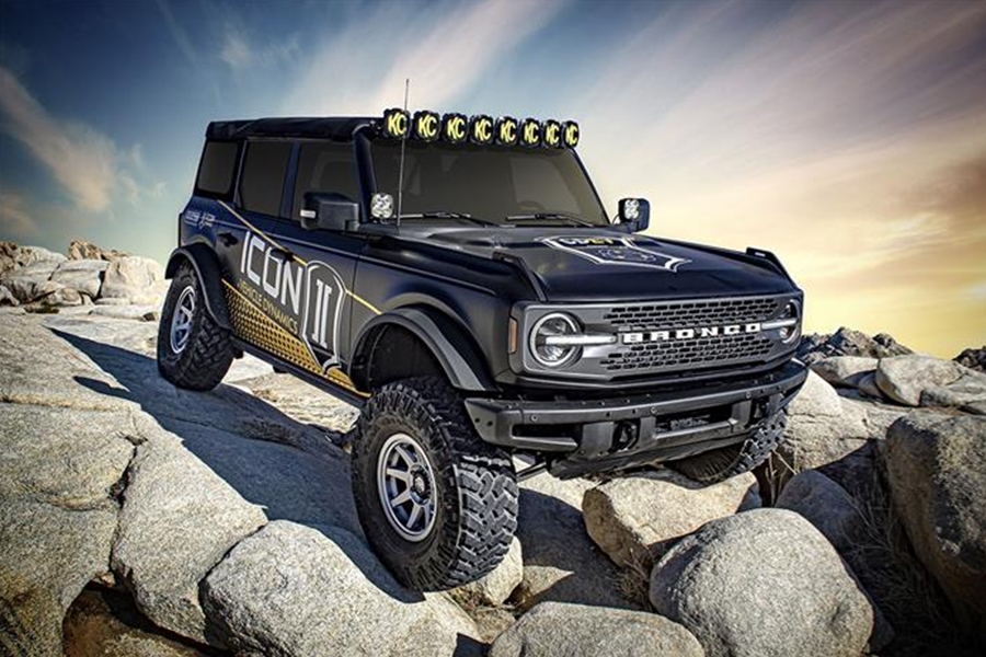 Icon Vehicle Dynamics VS 2.5 Series Coilover Kit, Rear (1.25-3in Lift) - Bronco 2021+