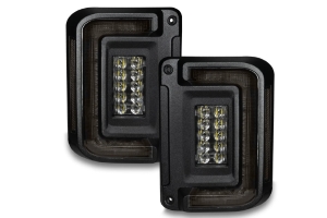 Oracle Flush Mount LED Tail Lights - Tintled Lens - JK