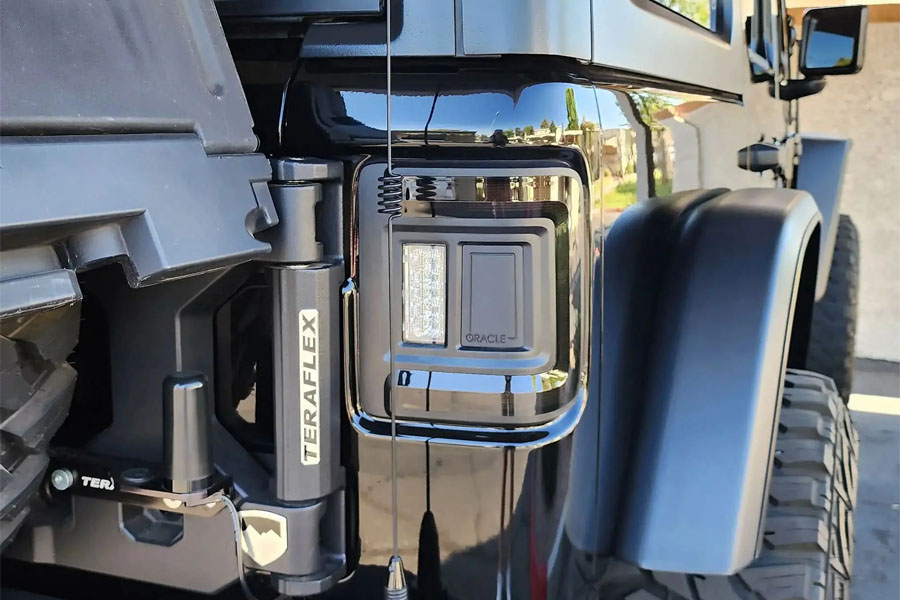 Oracle V2 Flush Mount LED Tail Lights - Tinted Lens - JL