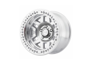 KMC Wheels KM229 Machete Beadlock Wheel 17X9 5X5 38mm Offset Machined - JT/JL/JK