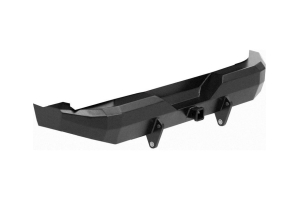 Bestop HighRock 4x4 Rear Bumper with 2in receiver hitch and roller mount Matte Black - JK 