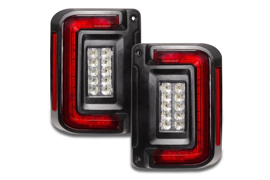 Jeep JK Oracle Flush Mount LED Tail Lights - Jeep Rubicon 2007