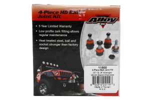 Rugged Ridge Alloy Heavy Duty 4-Piece Ball Joint Set - JK/WJ