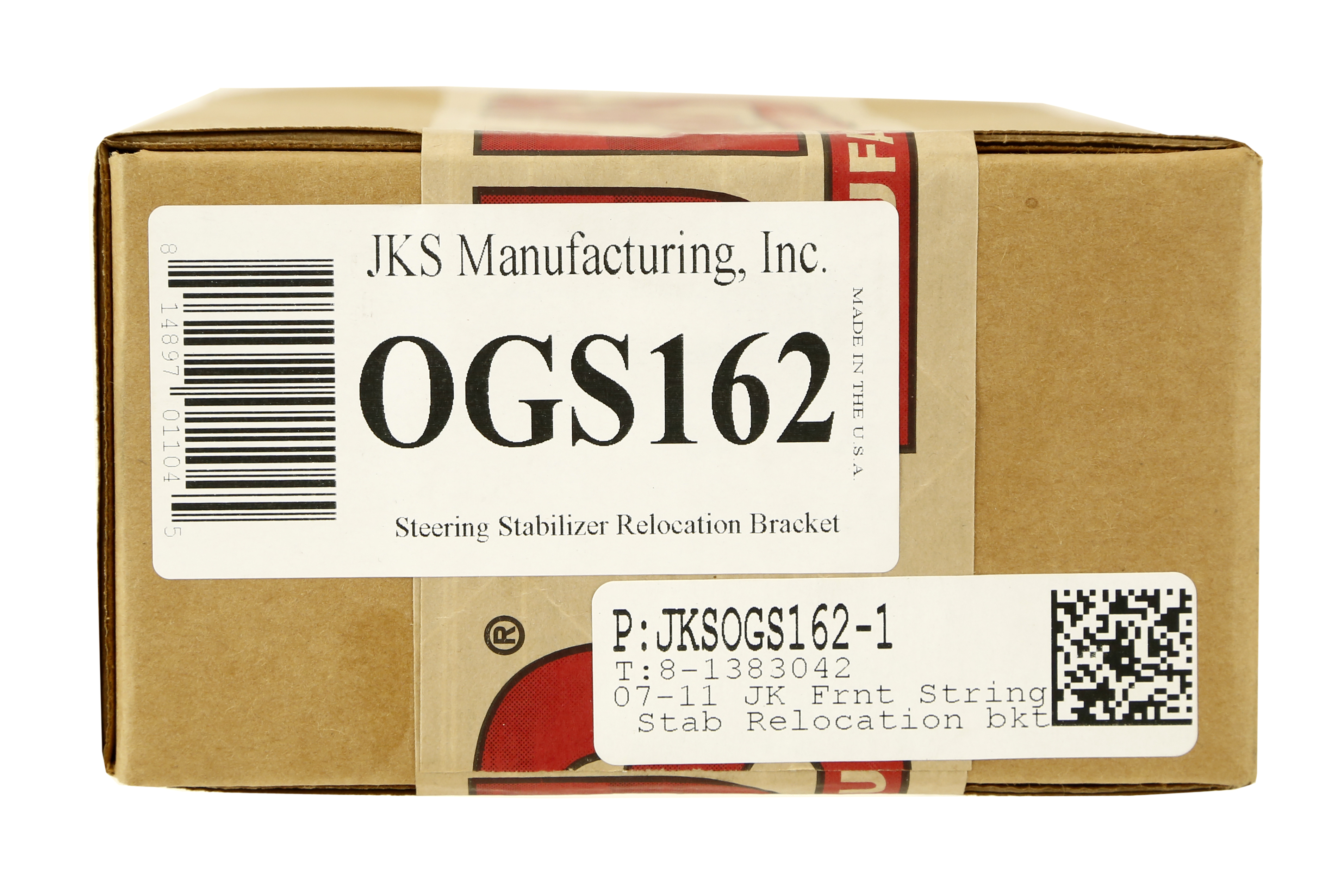 JKS Steering Stabilizer Relocation Bracket Front - JK