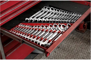 Milwaukee Tool 15pc SAE Flex Head Ratcheting Combination Wrench Kit