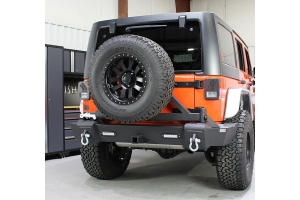 Fishbone Offroad Rear Bumper w/ Tire Carrier  - JK 