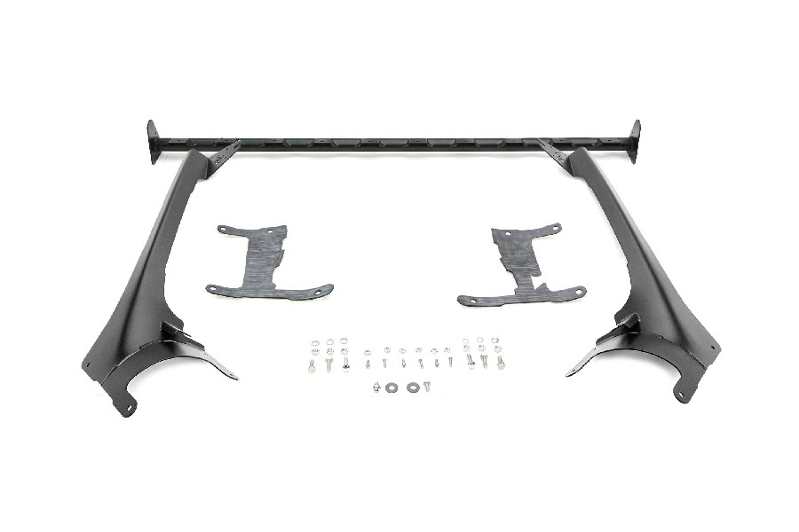 ZROADZ Multi-LED Roof Cross Bar and 2-Pod A-Pillar Brackets - JL/JT