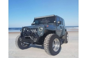 Road Armor Defender Windshield Frame Mount w/ Lower Mount - Texture Black - JK 
