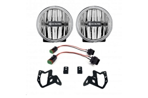 KC Hilites Gravity LED G4 Clear Fog Lights - JT/JL Sport-S Plastic Bumper