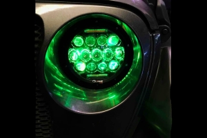 Quake LED 9in RGB Headlights - Quad Lock/Interlock Compatible - JL/JT