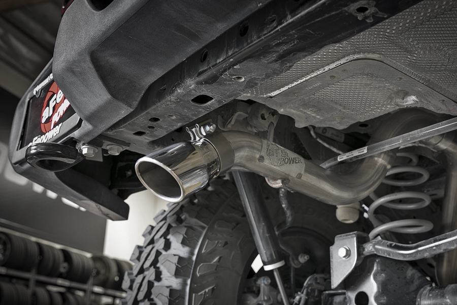 aFe POWER MACH Force-Xp 2.5in Axle-Back Hi-Tuck Exhaust w/ Polished Tip - JL 3.6L