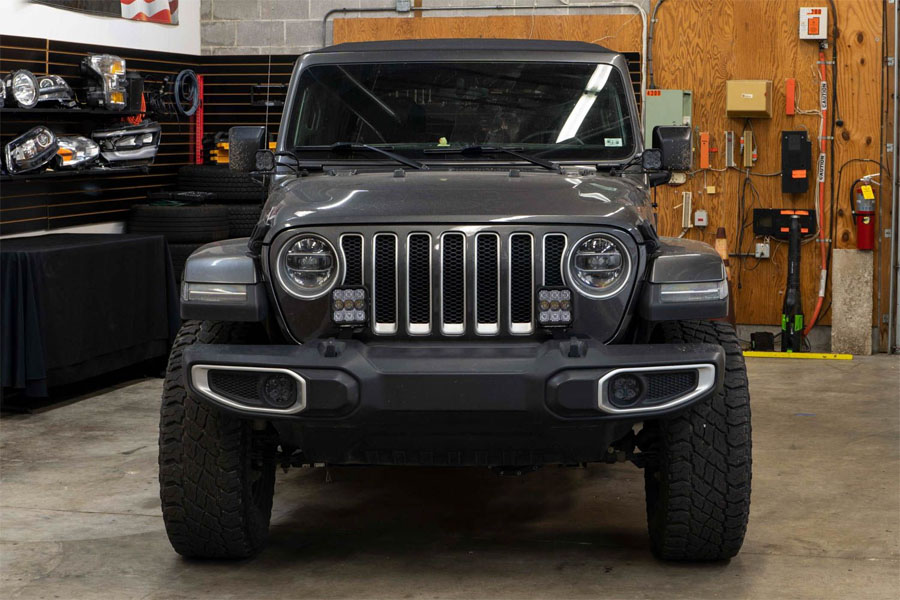 Diode Dynamics SS5 Pro Bumper LED Pod Light Kit - Yellow Combo - JL/JT