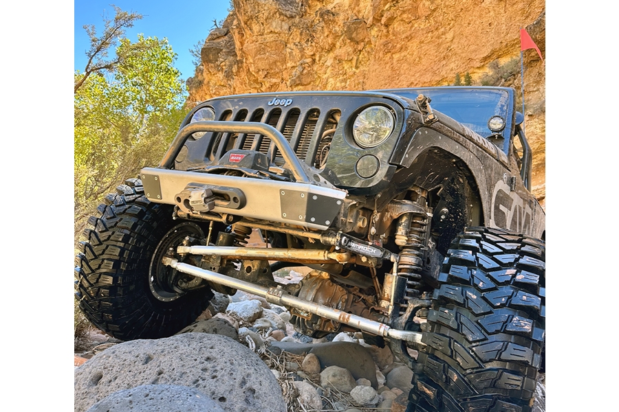 Savvy Offroad Legacy Aluminum Front Bumper w/ Hoop - Bare - JK