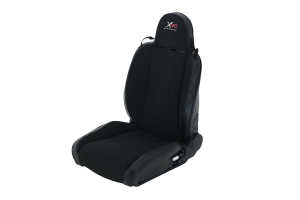 Smittybilt XRC Suspension Seat, Driver Side, Black/Black - JK/TJ/LJ/YJ/CJ