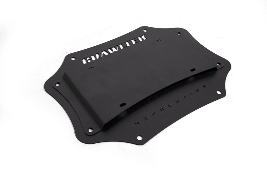 Crawltek Tailgate Plate / License Plate Relocation Kit - JK 