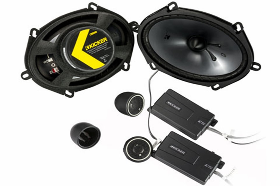Kicker CS-Series 6x8-inch Component Speakers 