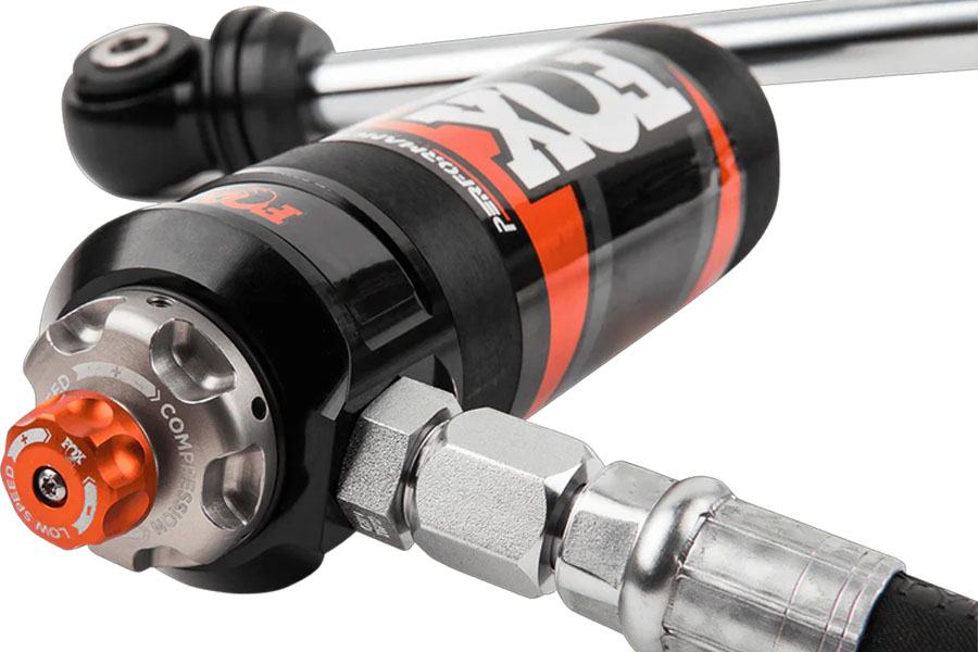 FOX 2.5 Factory Race Series Adjustable Reservoir Shocks Front - 4.5-6in Lift - JK