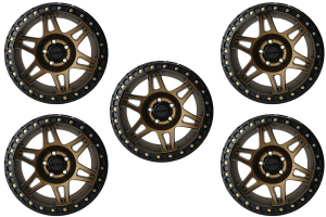 Method Race Wheels MR106 17x9 5x5  Beadlock Wheel Bronze - JT/JL/JK