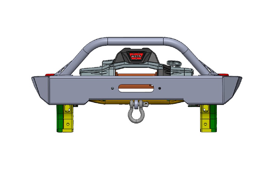 Savvy Offroad Krawler Lite Winch Plate w/ Recovery Point - JK