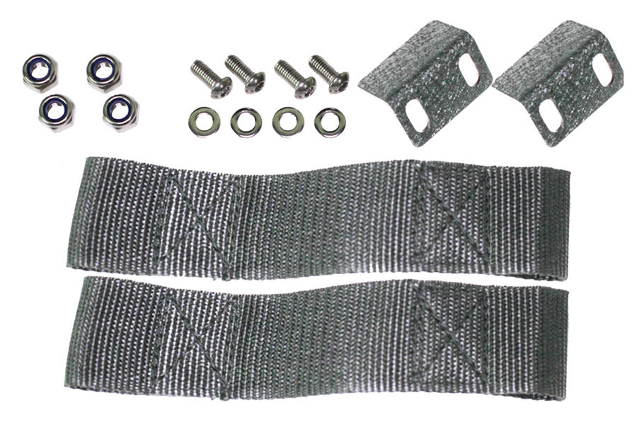 Fishbone Offroad Front Tube Doors - Black Textured  - TJ 