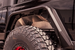 Road Armor Stealth Rear Fender Flares - Textured Black - JT