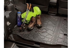 Mopar Cargo Liner Mat w/ Tire Tread Pattern - JK 2015+ w/ Factory Subwoofer