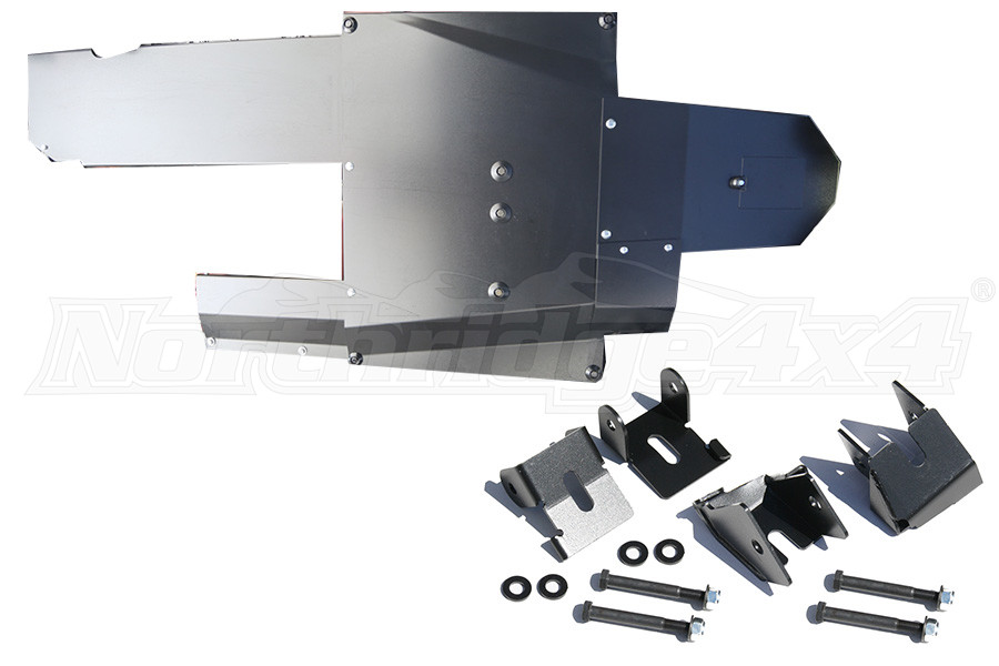Jeep JL 3.6L Rock Hard Complete BellyPan Skid Plate w Front and Rear