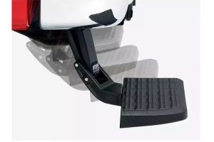 AMP Research BedStep Bumper Step, Driver Side - Black  - JK