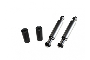 EVO Manufacturing Rear King Air Bump Stops - No Brackets - Black  - JT/JL/JK