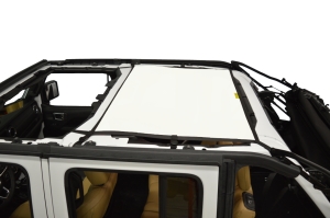 Dirty Dog 4x4 Sun Screen Rear - White - JL 4DR