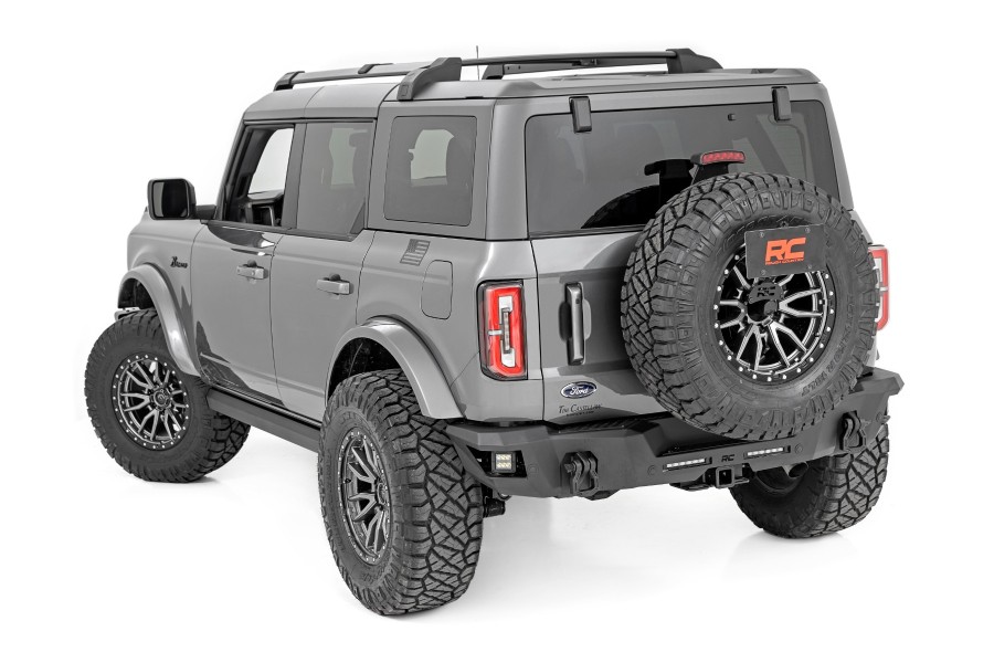 Rough Country Rear Bumper, Without LED Lights - Bronco 2021+