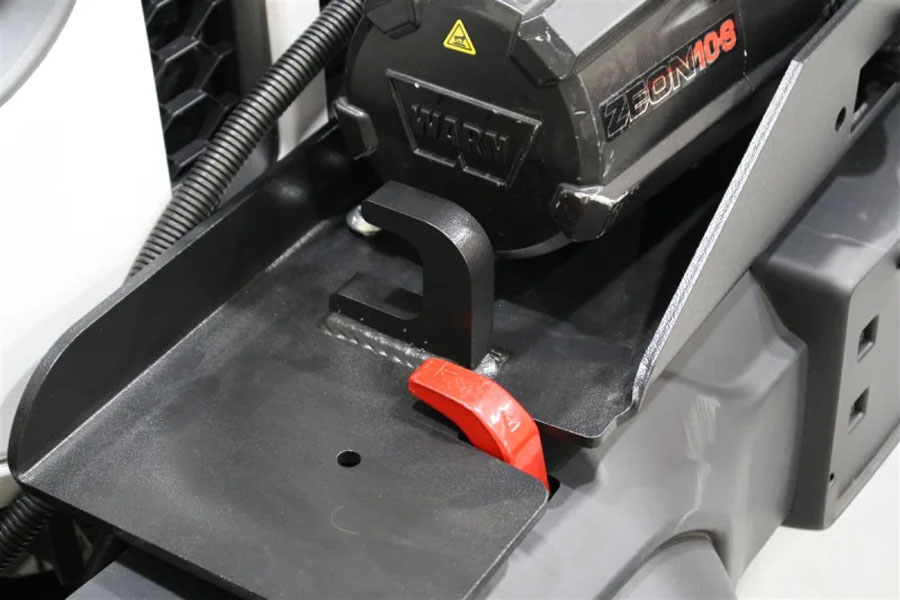 Rock Hard 4x4 Winch Plate for Factory Plastic Bumper - JL/JT