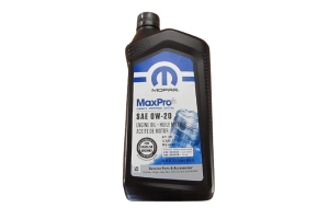 Mopar MaxPro 0w20 Engine Oil - 1qt - JT/JL 3.6L