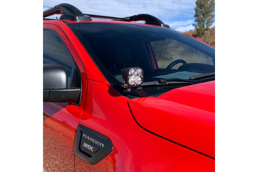 Grimm Offroad Hood Hinge Light Brackets - Ford Ranger 2019-23