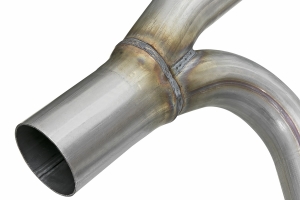 AFE Power Twisted Steel Y-Pipe - 2in to 2.5in - 2012+ JK 4dr Manual Trans. 