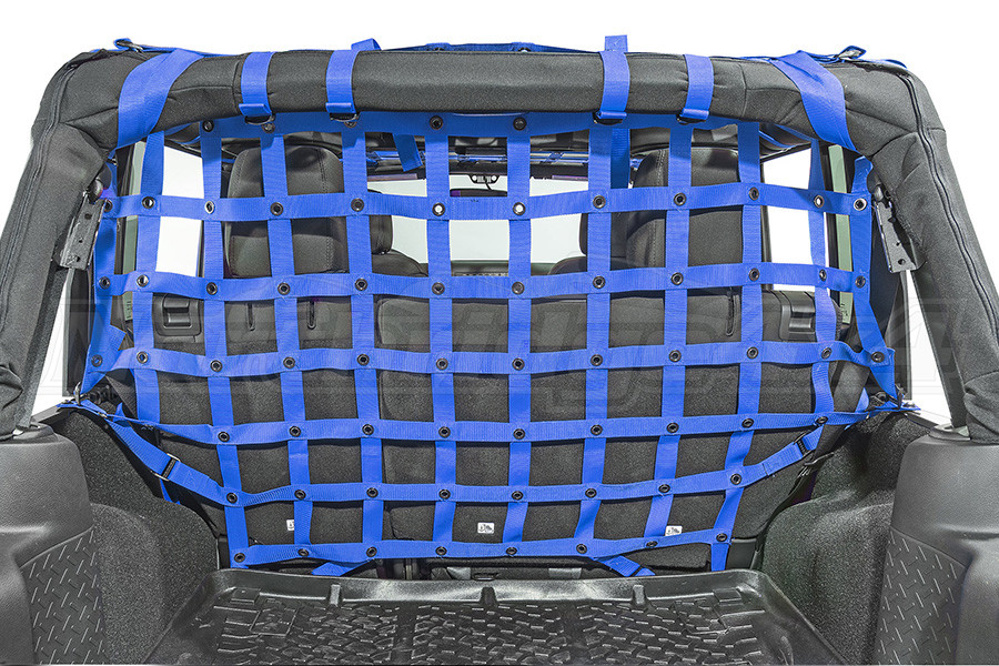 Jeep JK 4DR Dirty Dog 4x4 CargoPet Divider Blue Jeep Unlimited Rubicon 2007 2018 J4PC07R3BL Northridge4x4